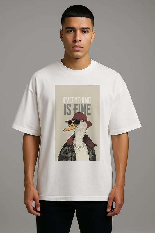 Oversized Printed T-Shirt for Men – Streetwear Style | Relaxed Fit