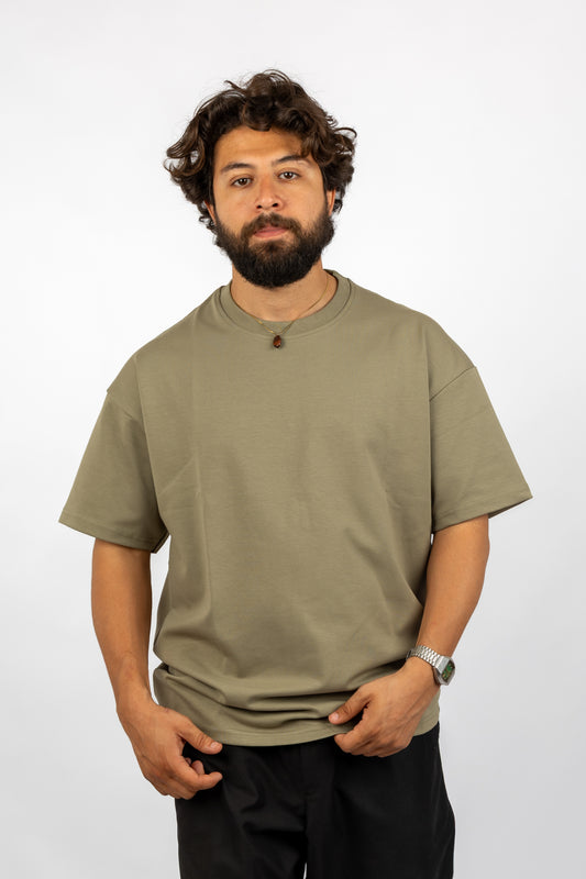 Mint-Green Basic Oversized T-Shirt – Relaxed Fit Essential